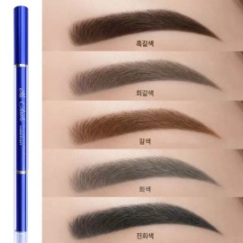 Aicharming (5개)더슈뜨 워터프루프 매직플러스 삼각심 오토 아이브로우 펜슬 (5-pack) The Shoot Waterproof Magic Plus Triangular Tip Auto Eyebrow Pencil [Dark brown]