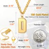 Gold Letter Chain Men & Women Initial D Pendant Necklace