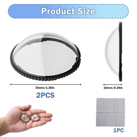 YUEWEESER Premium Lens Guards for Insta360 X4 Camera Accessories Tempered Glass Lens Protector Kit Scratch-resistant High Transparency