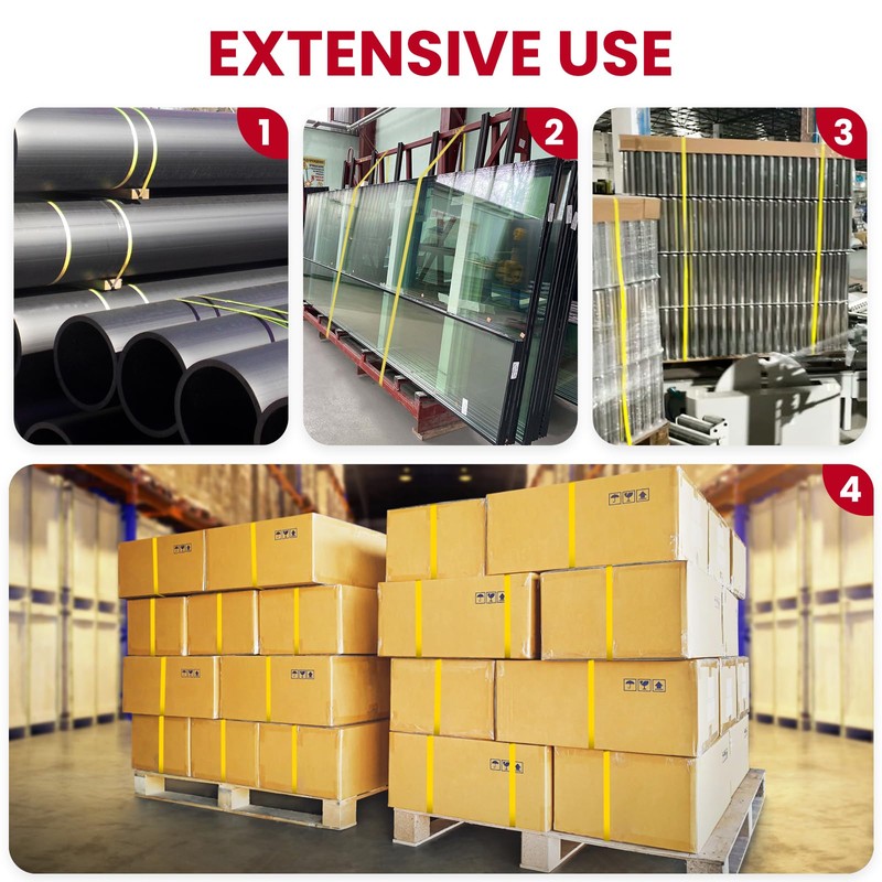 Banding Strapping Kit, Pallet Strapping Kit with Tensioner & Sealer
