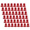 EXCEART Pack of 100 Chef's Coat Rivet Buttons Round Moving