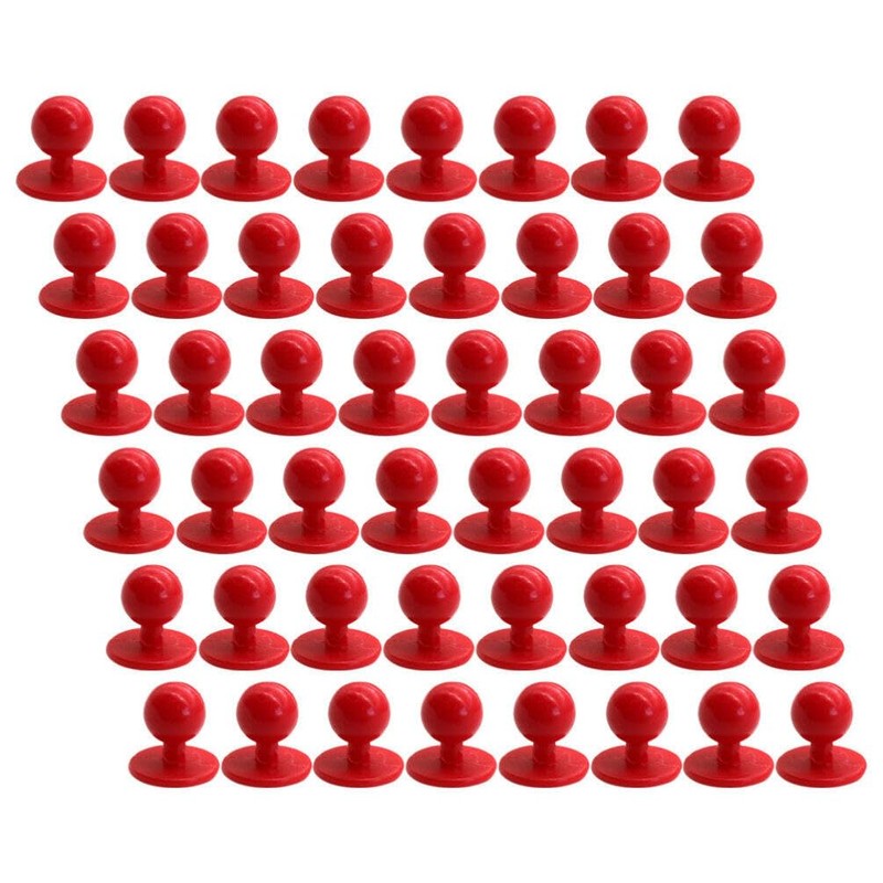 EXCEART Pack of 100 Chef's Coat Rivet Buttons Round Moving
