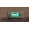 Shinwa Sokutei 76340 Slim Level with Magnet, White, 7.9 inches