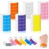 Numbered Wristbands for Events, 120 Pcs Sticky Rolls Bracelet Waterproof
