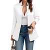 Cicy Bell Womens Business Casual Blazer Long Sleeve Open Front