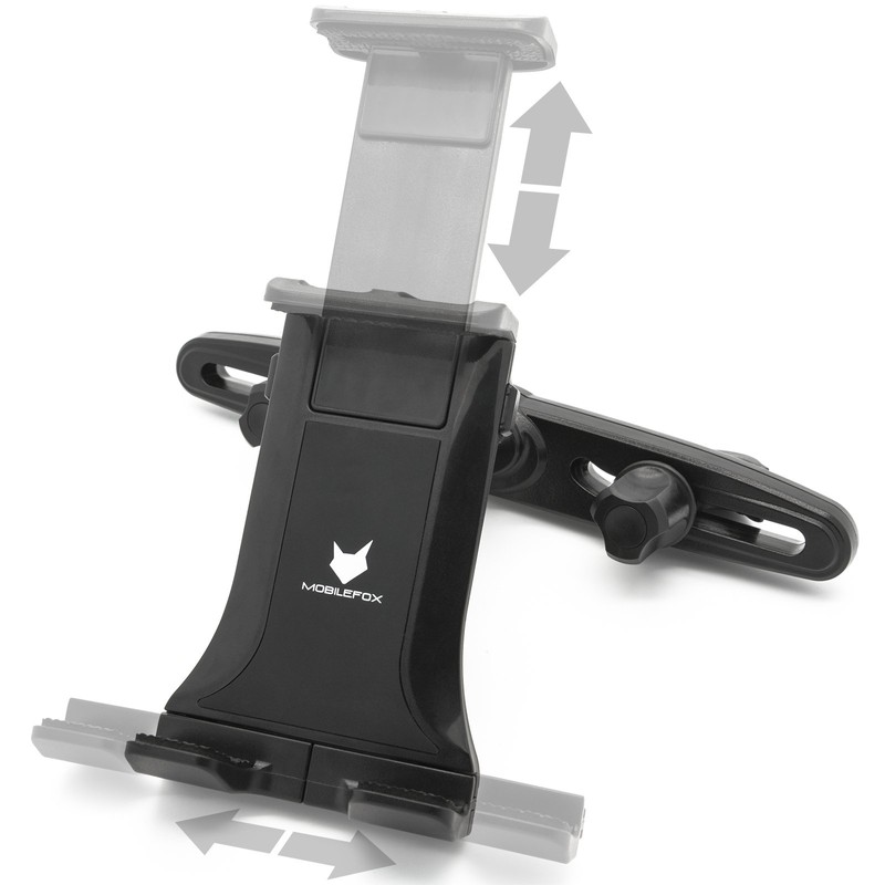 MOBILEFOX 360° Car Headrest Tablet Holder Car Ball Joint Holder