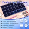 Jelly Black Blue Rhinestones for Bedazzling Kit, 2-6mm Gems for
