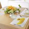 Ambesonne Rubber Duck Place Mats Set of 4, Yellow Squeak