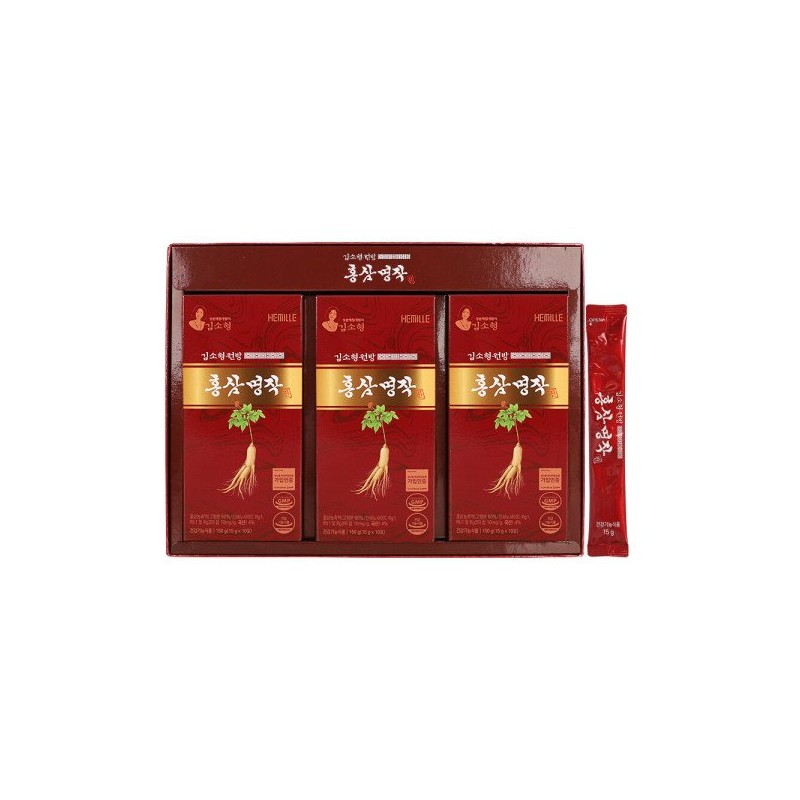김소형 원방 홍삼명작진 15g 30포 Kim So-hyeong Korean Red Ginseng