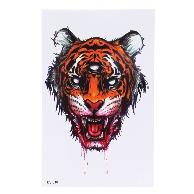 8 Sheets Full Sleeve Temporary Tattoos Stickers Watrproof 8 Sheets