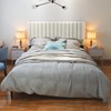 OLALITA Full Size Bed Frame with Headboard, Velvet Upholstered Platform