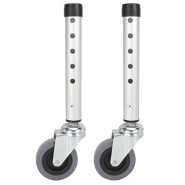 Walker Wheels Universal Rotating Adjustable Height Replacement Seniors Walker Front Caster for Elderly 2pcs