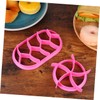 KICHOUSE 2Pcs Bread Press Mold Plastic Pastry Cutters for Baking