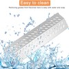 Zemibi Stainless Steel Flame Tamers, 4 PC Grill Heat Plate