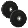 vhbw 2 x activated carbon filter compatible with Miele DA124,