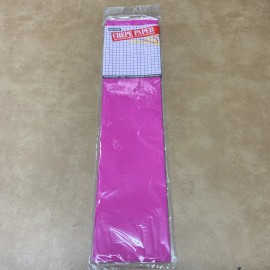 Vintage Dennison Flameproof  Crepe Paper Red / Pink new in pack