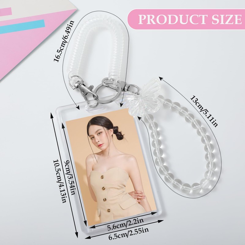 GEEHUA Clear Acrylic Kpop Photo Card Holder, Inner Dimensions 9