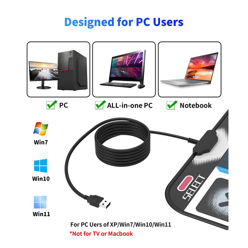 BEBAPOW USB Dance Mat for PC/Computer, Upgraded Dance Pad for