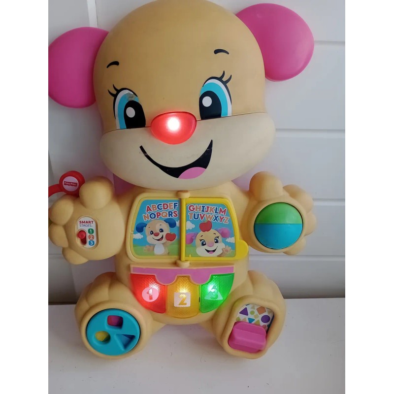 Fisher-price Andadera Caminadora Para Bebé Perrito Rosa (Usado)