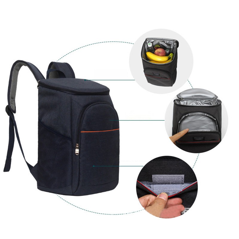 Shoulder Ice Bag Outdoor Wine Bag Picnic Bag Large Thermal