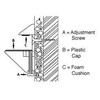 CRL Brass Adjustable Glass Shelf Bracket - Pair