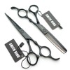 Hair Cutting Scissors Set with Combs Lether Scissors Case,Hair cutting