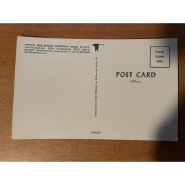 POSTCARD Union Railroad Company's Unit Number 17 Model 15 M.P Bicentennial Train