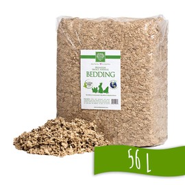 Small Pet Select Premium Small Animal Bedding, Natural Soft Paper Bedding for Small Indoor and Outdoor Pets, Made in USA, 56 L Pack