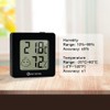 KETOTEK 2 Pack Indoor Hygrometer Room Thermometer Digital Mini Humidity