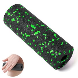 Fascia Roller Small, Fascia Roller for Feet, Mini Fascia Roller Foot Massager, Effective Small Fitness Roller for Self-Massage, for On the Go, in the Office or Gym (Black Green)