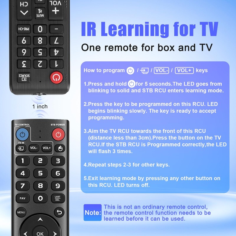 V5 Pro Voice Remote Control Replacement for vSeeBox V5/V3/V2/V1 Pro,