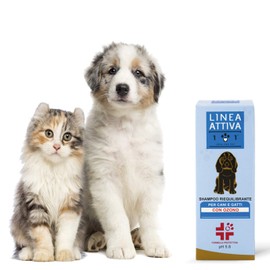 Linea 101 Natural Shampoo with Ozone for Dogs and Cats, 250 ml - with Balancing Effect, Provides Protection and Eliminates Odours