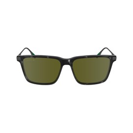 Lacoste Men's Sunglasses L6017S - Havana Grey with Solid Khaki Lens