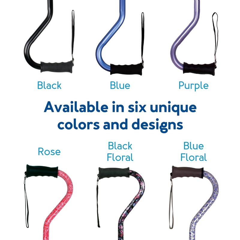 Carex Walking Cane with Soft Cushioned Handle - Adjustable Walking