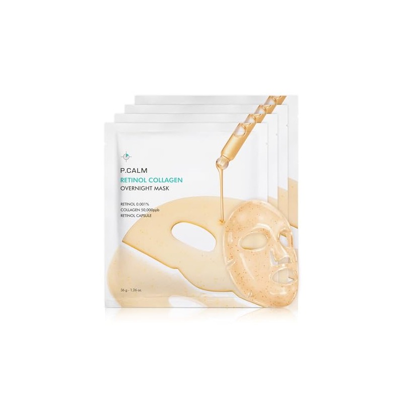 P.CALM Mascarilla Nocturna de Colágeno con Retinol 1.26 Oz.