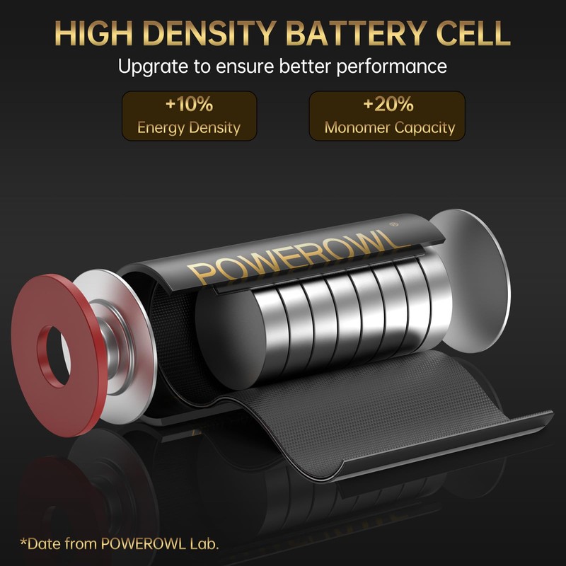 POWEROWL 23A 12 Volt Battery 12 Pack, Alkaline A23 12V