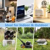 Nineleaf 2 Pack Weatherproof Outdoor 10A 2 Way Dual Light