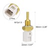 X AUTOHAUX 2 Pins Engine Water Coolant Temperature Sensor for