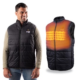 Element Men's Heated Vest - 10 Hours of Heat | 3 Heat Settings| Battery and Charger Included | Onyx (as1, alpha, l, regular, regular)
