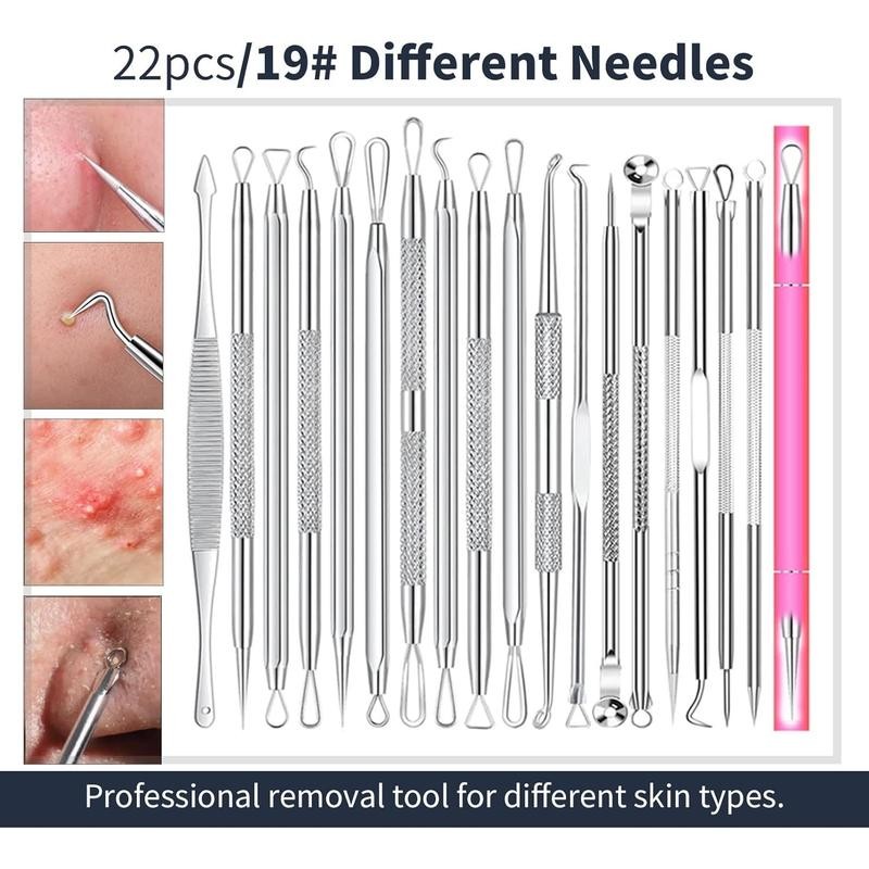 2024 Professional Pimple Popper Tool Kit - 22 PCS Blackhead