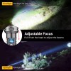 Garberiel 1000000LMS Powerful Rechargeable LED Flashlight Tactical 30W Zoom Torch