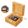 Hand Cranked Music Box Mini Portable Gemini Pattern Retro Style