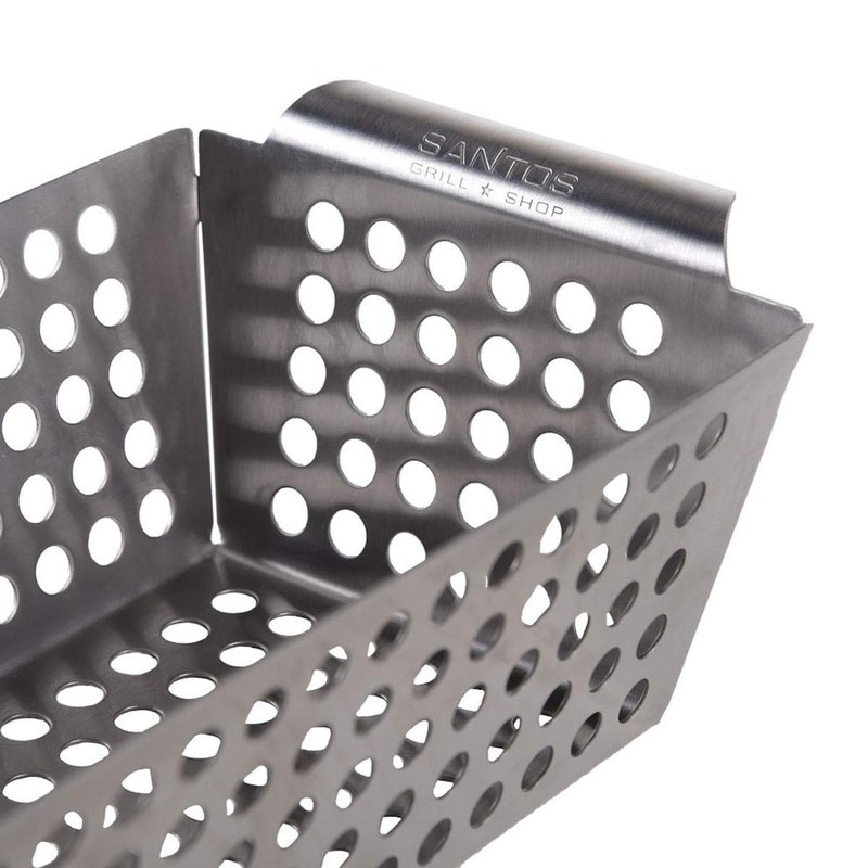 SANTOS Vegetable Basket S/Grill Wok 31.5 x 13.5 x 7.7