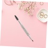 VICASKY Rhinestone Eyebrow Brush Comb: Dual-ended Design with Angled Flat