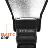 2 Pack Flash Diffuser Reflector - 2-Sided White/Silver Bend Bounce
