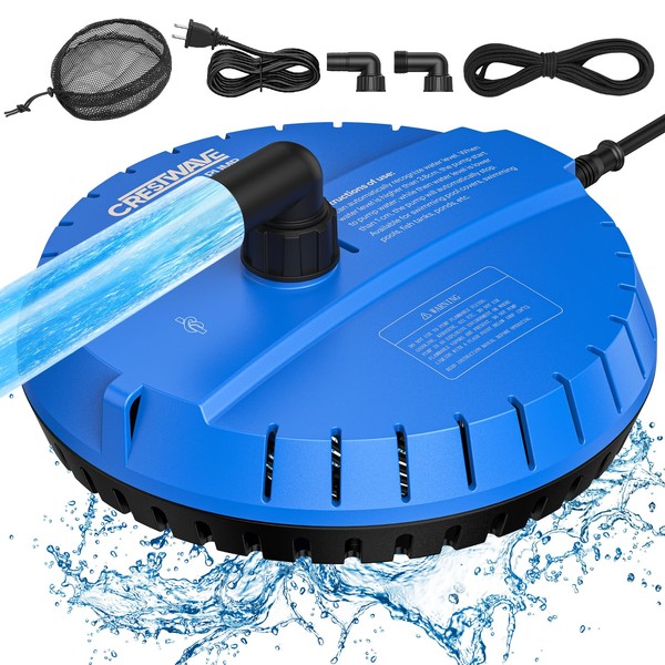Crestwave Automatic Pool Cover Pump, 115V Submersible Water Sump Pump