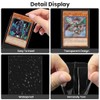 HASTHIP® 100Pcs Trading Card Sleeves Self-sealing Card Sleeve for Game