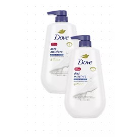 Dove Deep Moisture Body Wash Nourishing Dry Skin 30.6oz 2pac