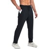 SEVEGO Men's 31"/33"/35"/37" Inseam Tall Sweatpants Zipper Pockets Tapered Joggers