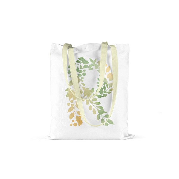 Bonamaison Printed Tote Bag, Reusable Grocery Bag, Shopping Bag, Machine